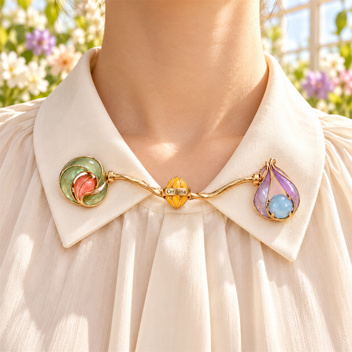 Cerzuna Petal Collar Pin Set