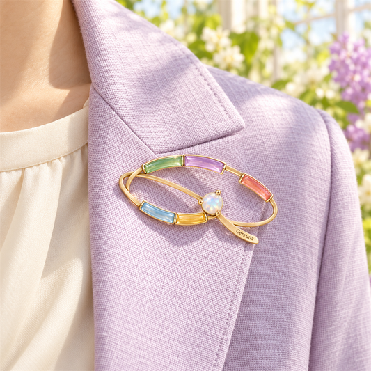 Cerzuna Blooming Garden Brooch