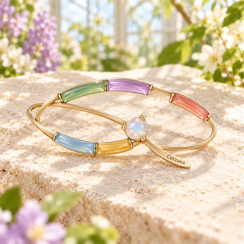 Cerzuna Pastel Garden Bangle